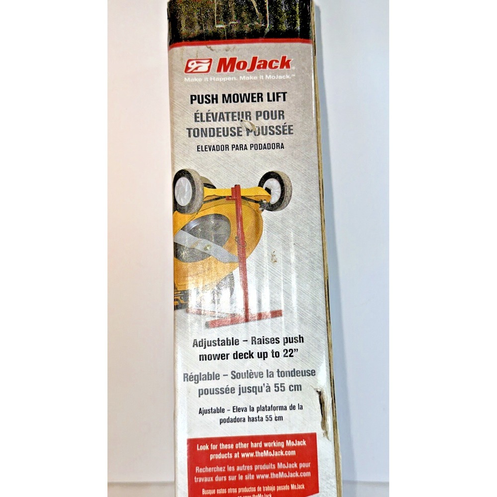 MoJack Push Mower Lift Model # 35007 Adjustable Up to 22"  New in Box